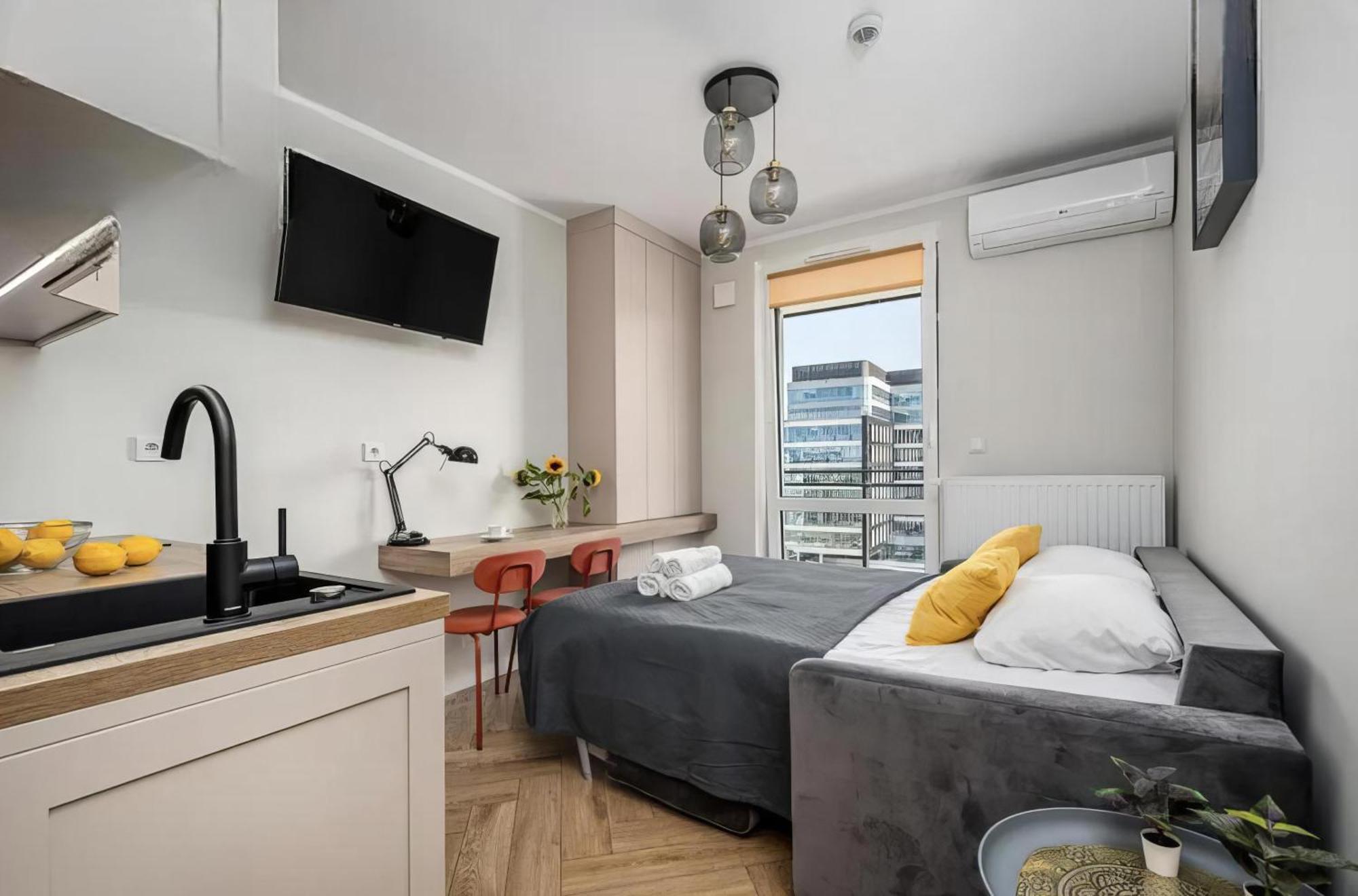 77 Wiktoryn Studio Appartement Warschau Buitenkant foto