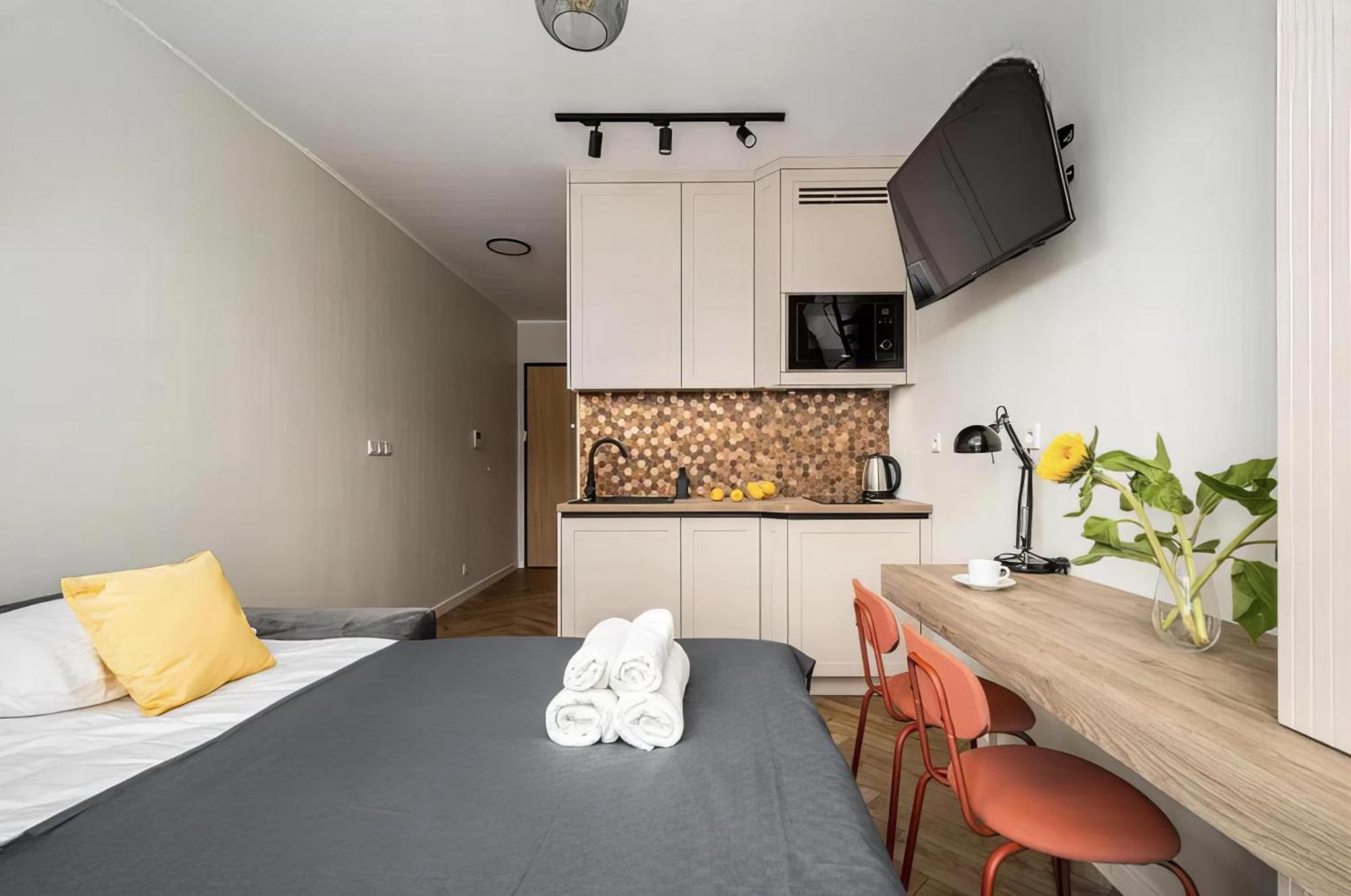 77 Wiktoryn Studio Appartement Warschau Buitenkant foto